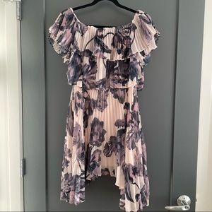 Keepsake the label off shoulder dress